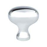 Transitional Advantage Three Polished Chrome Oval Knob