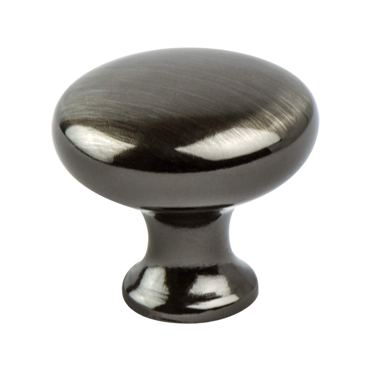 Advantage Plus Two Brushed Black Nickel Round Knob