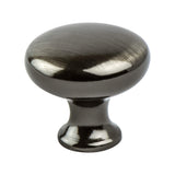 Advantage Plus Two Brushed Black Nickel Round Knob