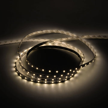 12V LED Strip Lights W/ DC Connector - IP20 - 192 Lumens/ft - Flexible LED Tape Lighting