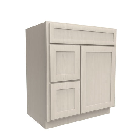 1 Door 2 Drawer Vanity Sink Base Cabinet | 30W x 34.5H x 21D - BUILDMYPLACE