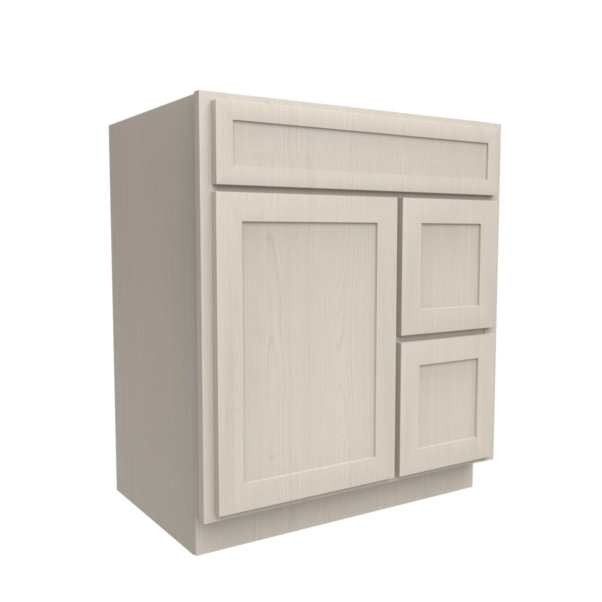 1 Door 2 Drawer Vanity Sink Base Cabinet | 30W x 34.5H x 21D - BUILDMYPLACE