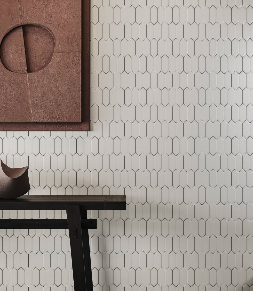 1 In Hexagon Soho Cement Chic Matte Glazed Porcelain Mosaic - BUILDMYPLACE