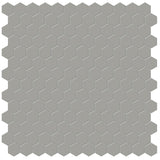 1 In Hexagon Soho Cement Chic Matte Glazed Porcelain Mosaic - BUILDMYPLACE