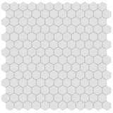 1 In Hexagon Soho Gallery Grey Matte Glazed Porcelain Mosaic - BUILDMYPLACE