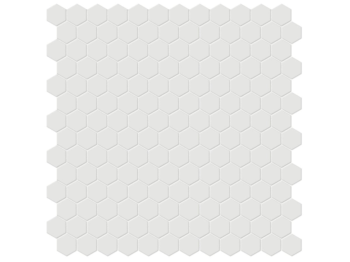 1 In Hexagon Vintage Grey Soho Matte Glazed Porcelain Mosaic - BUILDMYPLACE