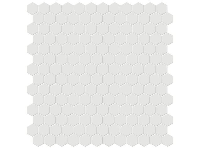 1 In Hexagon Vintage Grey Soho Matte Glazed Porcelain Mosaic - BUILDMYPLACE