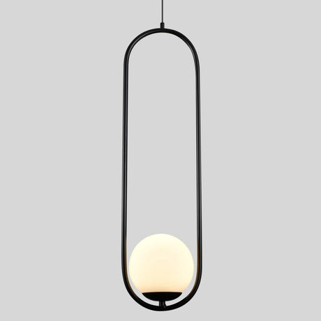 1 - Light LED Modern Pendant Light, Dimmable, 3000K (Warm White), Matte Black - BUILDMYPLACE