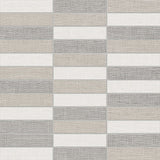 1 X 4 In Stacked Belgian Light Blend Linen Matte Color Body Porcelain Mosaic - BUILDMYPLACE