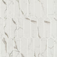 10" X 15" Statuario Celano White Picket Glass Subway Mosaic Wall Tile (14.55SQ FT/CTN) - BUILDMYPLACE