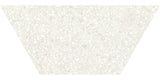 10 X 24 In Half Hexagon Station Ivory Matte Rectified Color Body Porcelain Trapezoid Floor & Wall Tile - BUILDMYPLACE