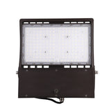 LED Flood Light 150W - Yoke/Knuckle Mount - Bronze Finish - 17719 Lumens - 5700K - UL Listed Floodlight