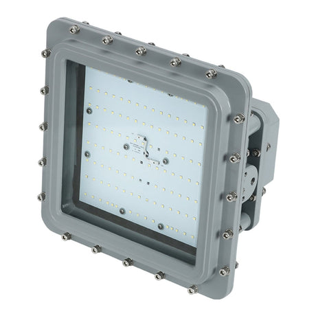 100 Watt LED Explosion Proof Flood Light, D Series, Non Dimmable, 5000K, 13500LM, AC100 - 277V, IP66, Hazardous Location Lighting Fixtures - BUILDMYPLACE