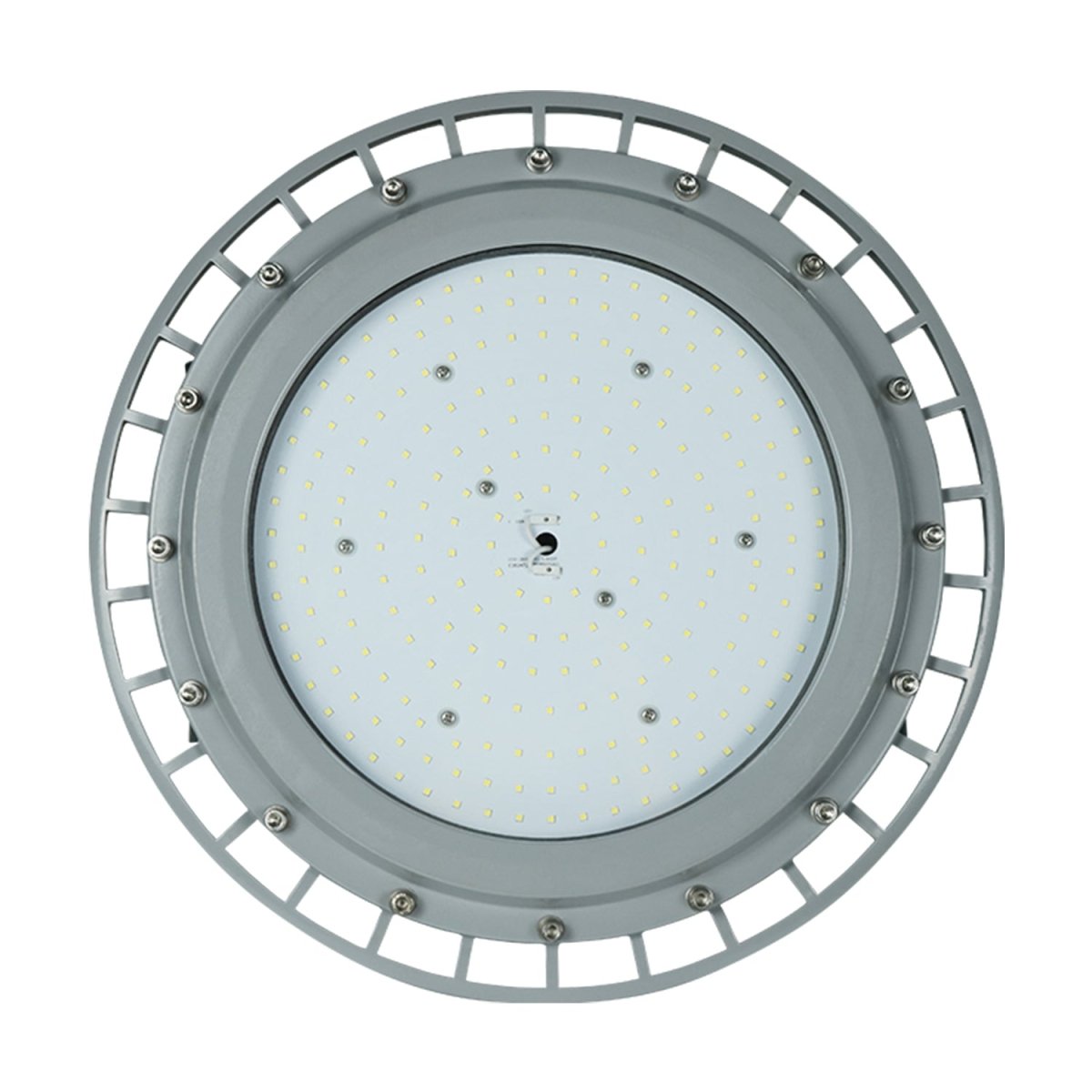 100 Watt LED Explosion Proof Round High Bay Light, C Series, Dimmable, 5000K, 13500LM, AC100 - 277V, IP66, Hazardous Location Lighting Fixtures - BUILDMYPLACE