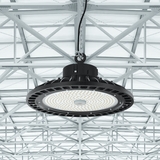 100W UFO High Bay LED Shop Lights 4000K - Dimmable (1 - 10V), AC120 - 277V, UL DLC Listed - Ideal for Commercial Warehouses, Garages, Workshops, and Factories - BUILDMYPLACE