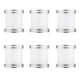 9.64" Dimmable Half Cylinder LED Wall Sconce BN Color, 17W, 1100 Lumens, 5 CCT AC120V, For Living Room, Bedroom, Hallway, Kitchen