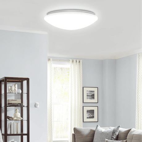 10.5" LED Flush Mount Ceiling Lights - Round Mushroom Design - 1050 Lm - Dimmable Flush Mount - BUILDMYPLACE