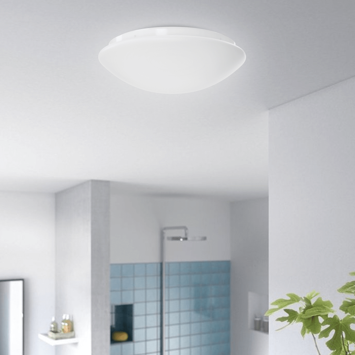 10.5" LED Flush Mount Ceiling Lights - Round Mushroom Design - 1050 Lm - Dimmable Flush Mount - BUILDMYPLACE