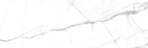 10.5 X 32 In Mayfair Statuario Venato Polished Rectified Glazed Porcelain