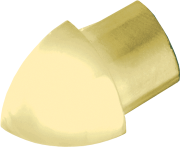 Durondell Aluminum External Corner - Gold High-Gloss Anodized - Tile Corner Trim 2 Piece | DRA 1061-Y/2