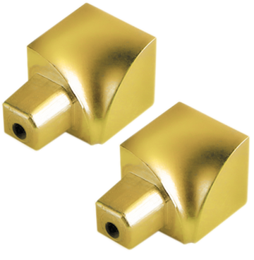 Durondell Aluminum Internal Corner - Gold High-Gloss Anodized - Tile Corner Trim 2 Piece | DRA 1061-YI/2