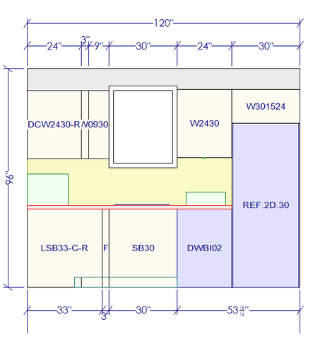 10x10 L - Shape Kitchen Layout Design - Aria Grey Shaker Cabinets - BUILDMYPLACE