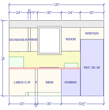 10x10 L - Shape Kitchen Layout Design - Aspen White Cabinets - BUILDMYPLACE