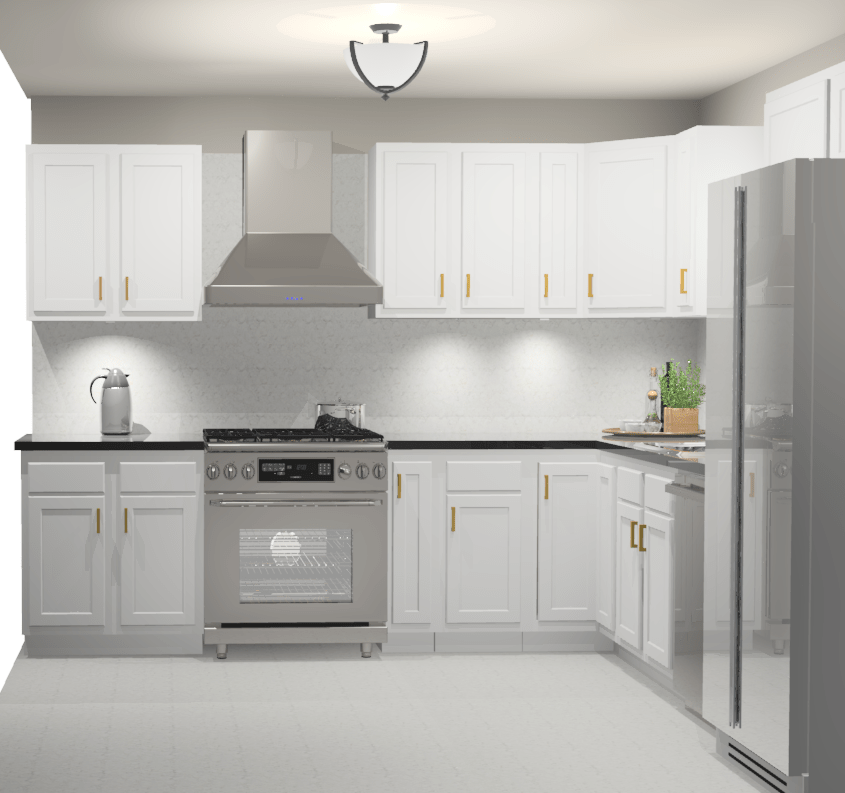 10x10 Kitchen Cabinet Package - L Shaped