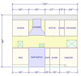 10x10 L - Shape Kitchen Layout Design - Elegant Dove Cabinets - BUILDMYPLACE