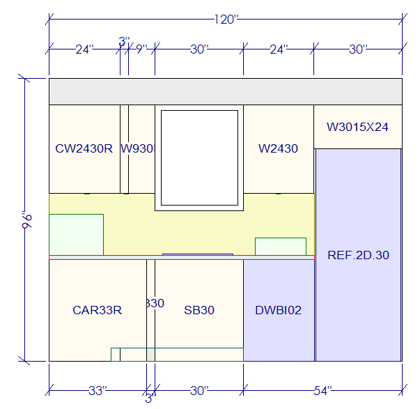 10x10 L - Shape Kitchen Layout Design - Elegant Dove Cabinets - BUILDMYPLACE