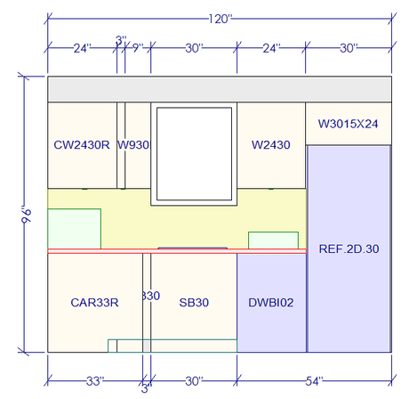 10x10 L - Shape Kitchen Layout Design - Elegant White Cabinets - BUILDMYPLACE