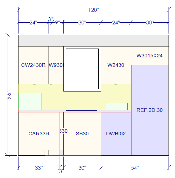 10x10 L - Shape Kitchen Layout Design - Fashion White Cabinets - BUILDMYPLACE