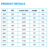 T8 LED Sign Tubes with R17 Base, Ballast-Bypass & Rotatable, Advertisement Lighting