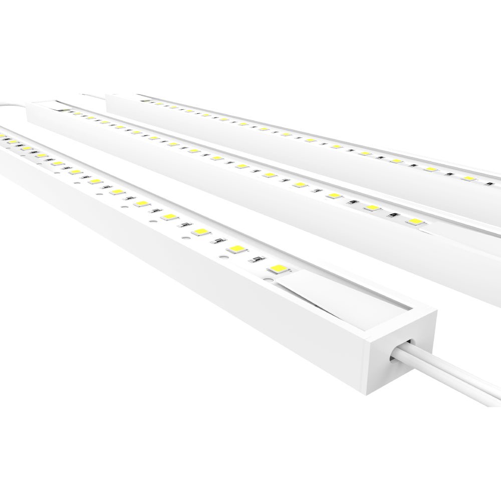 12" Hardwired Under Cabinet Lighting 3Pc Kit - 3x3.6W Linkable Light Bar - 330 Lumens - White - BUILDMYPLACE