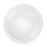 12 in. Dimmable LED Flush Mount Ceiling Lights, Double Ring, 14W, 1100LM, 3000K Warm White, Brushed Nickel Finish Steel, ETL Listed, For Hallway Kitchen Stairwell - BUILDMYPLACE