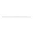 12 in. Soho Canvas White Glossy Glazed Ceramic Quarter Round Trim - BUILDMYPLACE