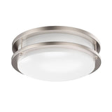 12" LED Flush Mount Ceiling Lights - 18W - Double Ring Design - 1050 Lm - Dimmable Flush Mount - BUILDMYPLACE