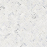 12" X 12" Calacatta Cressa Herringbone Honed Mosaic Sheet (9.4SQ FT/CTN) - BUILDMYPLACE