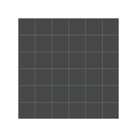 12 x 12 in. Soho Retro Black Matte Unglazed Porcelain Mosaic - BUILDMYPLACE