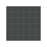 12 x 12 in. Soho Retro Black Matte Unglazed Porcelain Mosaic - BUILDMYPLACE