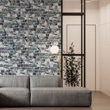 12 x 12 inch Glass Mosaic Tile with Blue Color and Glossy Finish - BUILDMYPLACE