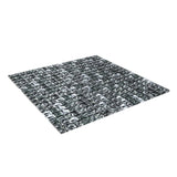 12 x 12 inch Glass mosaic Tile with Silver Color and Glossy Finish - BUILDMYPLACE