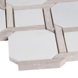 12" X 12" Marbella Lynx Polished Marble Mosaic Sheet (10SQ FT/CTN) - BUILDMYPLACE