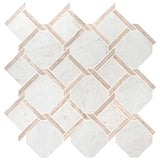 12" X 12" Marbella Lynx Polished Marble Mosaic Sheet (10SQ FT/CTN) - BUILDMYPLACE