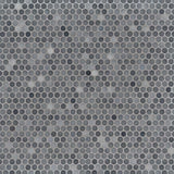 12" X 12" Penny Round Grigio Mix Glossy Darkn Gray Porcelain Mosaic Sheet (14.4SQ FT/CTN) - BUILDMYPLACE