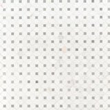 12" X 13" Bianco Dolomite Polished Dotty Pattern Mosaic Sheet (10.6SQ FT/CTN) - BUILDMYPLACE