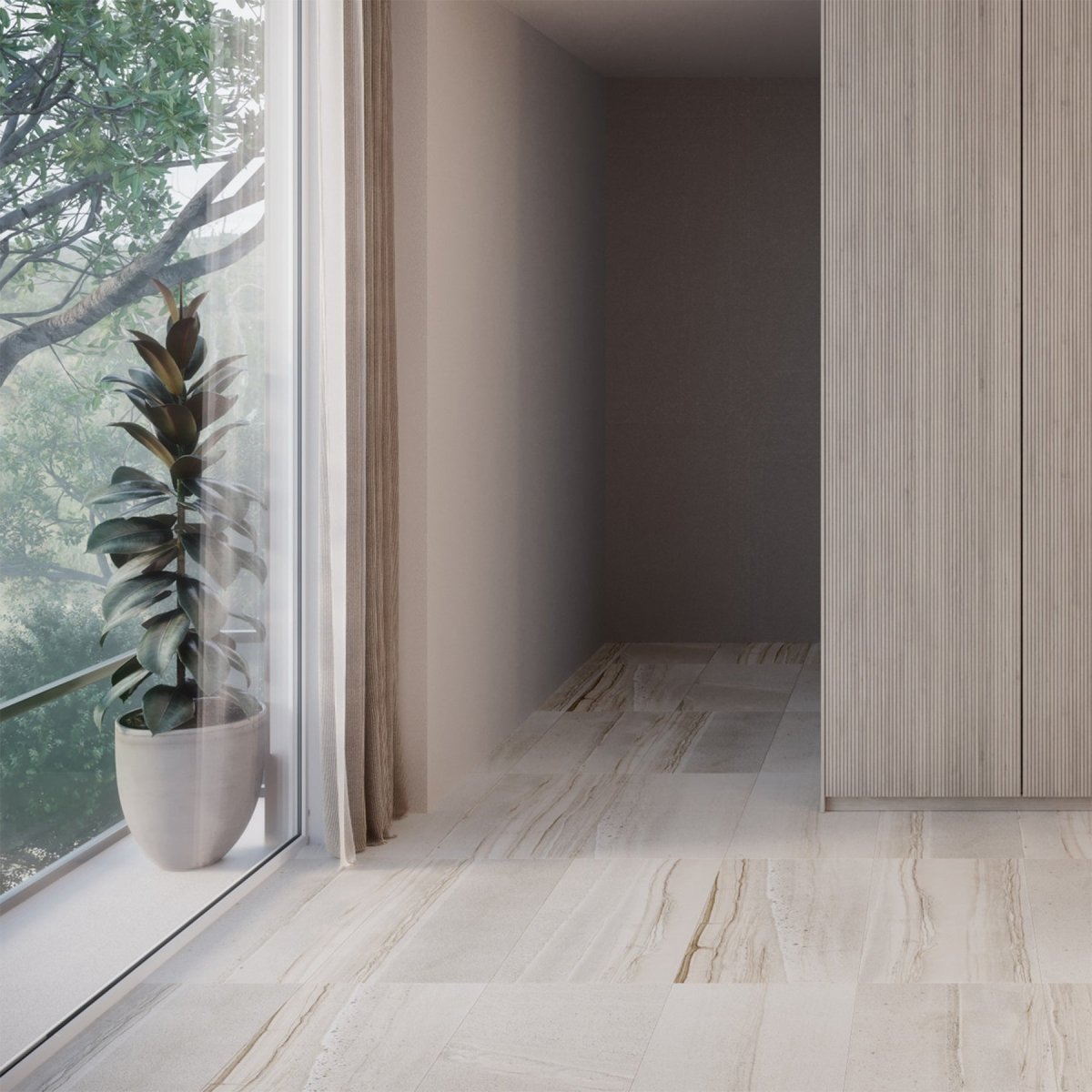 12 x 24 in. Amelia Mist Matte Pressed Glazed Porcelain Tile - BUILDMYPLACE