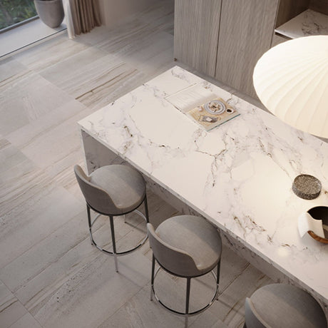 12 x 24 in. Amelia Mist Matte Pressed Glazed Porcelain Tile - BUILDMYPLACE