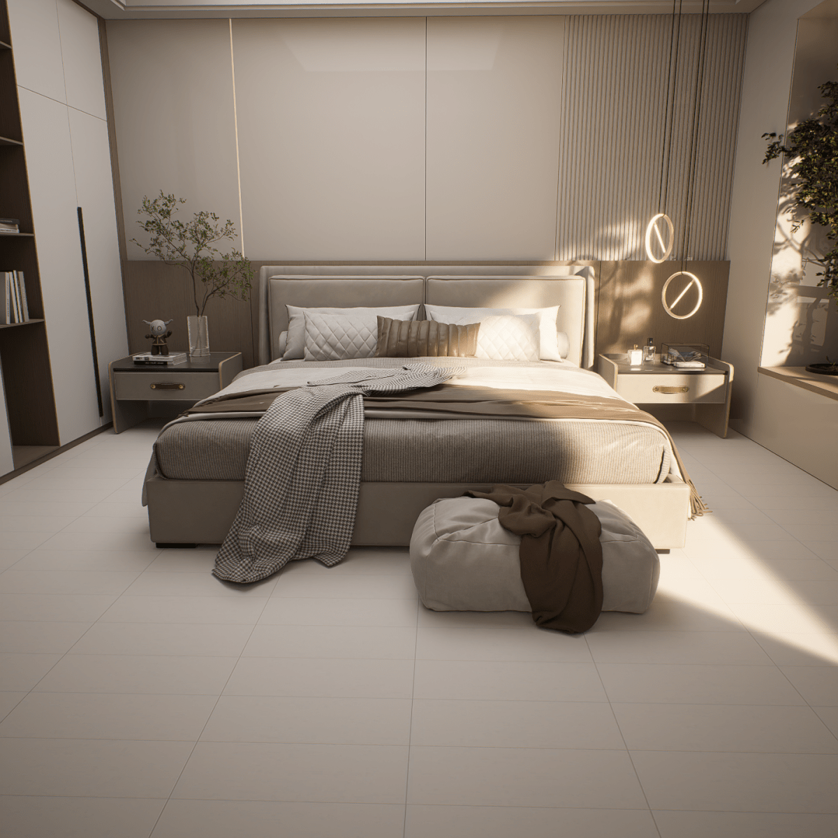 12 x 24 in. Belgian Linen Ivory Matte Rectified Color Body Porcelain Wall Tile - BUILDMYPLACE