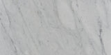 12 X 24 in. Bianco Carrara White Brushed Marble Tile - BUILDMYPLACE